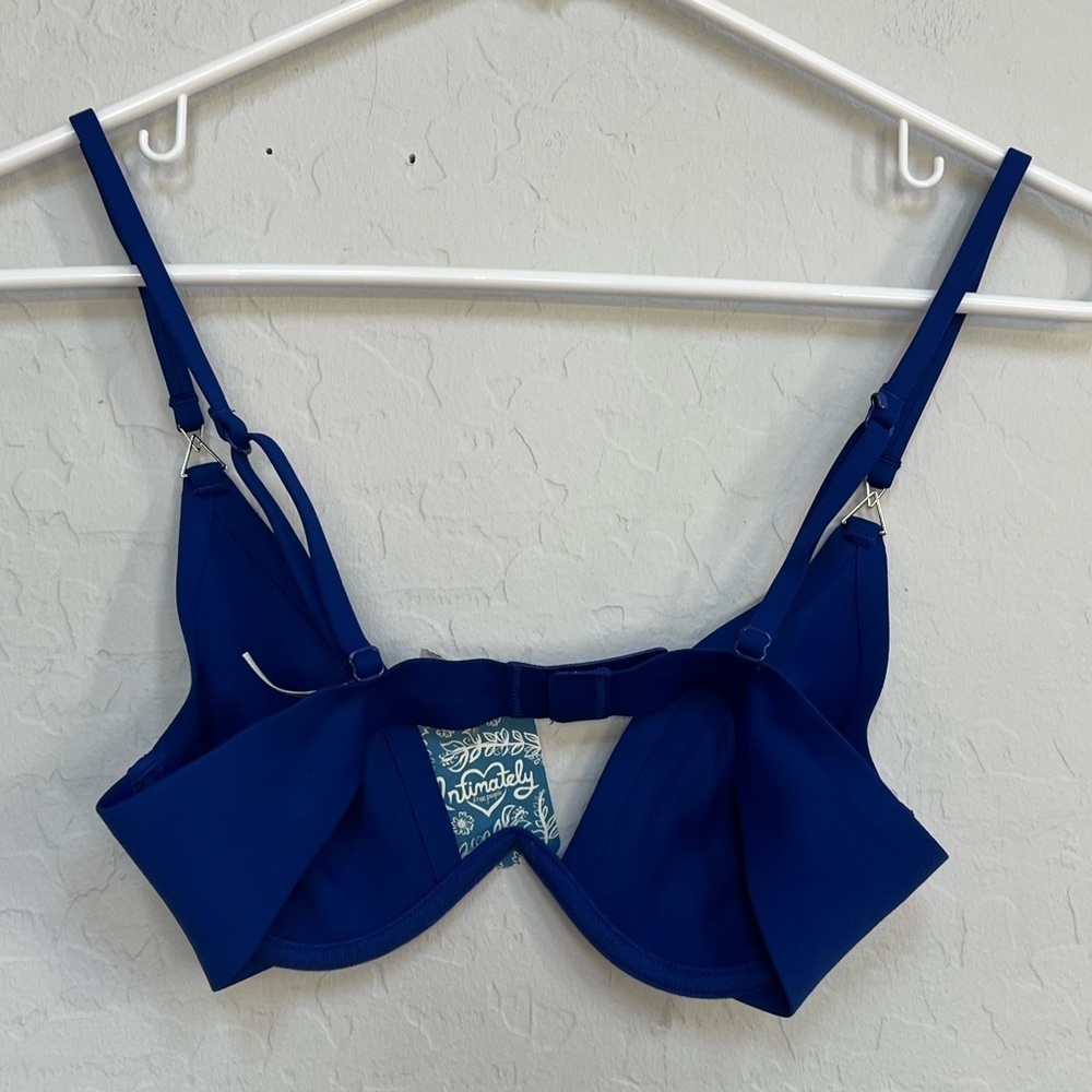 Free People INTIMATELY Ari Underwire Neo Bra In Blue Flame size 32B - Picture 6 of 6